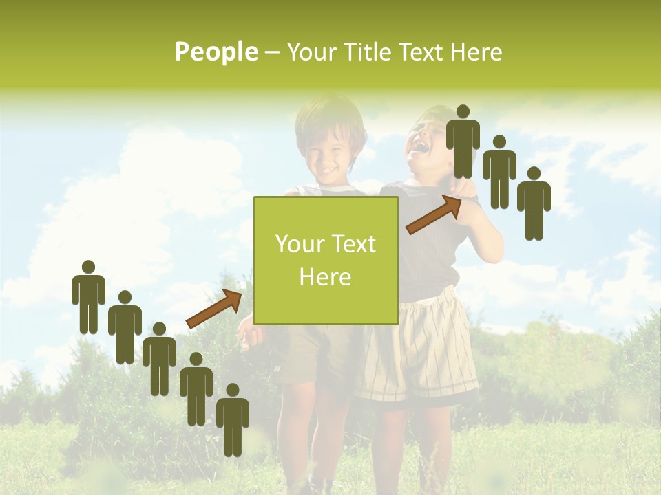 Cereal Sibling Grass PowerPoint Template