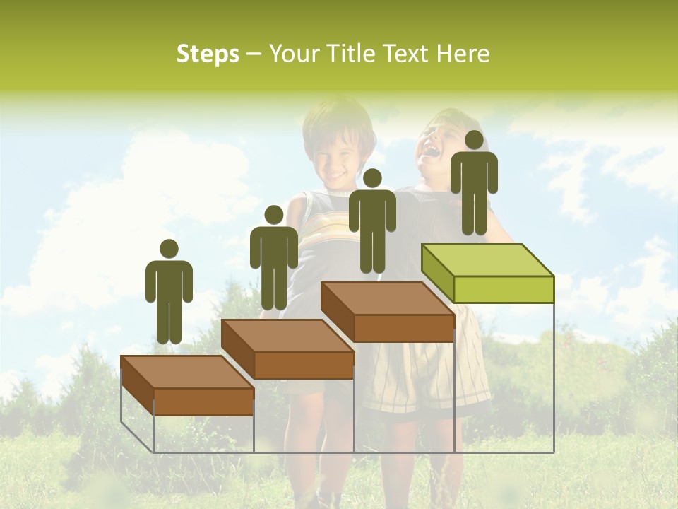 Cereal Sibling Grass PowerPoint Template