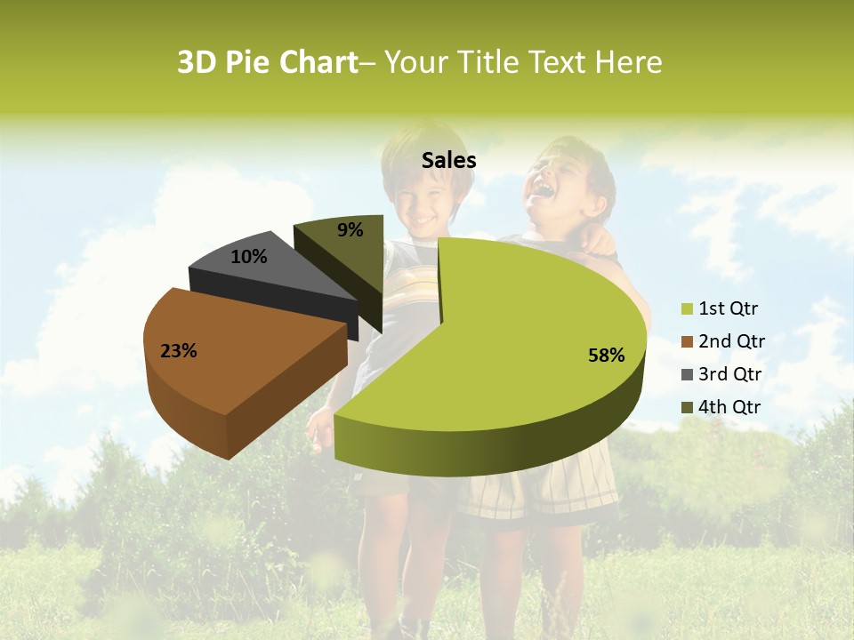 Cereal Sibling Grass PowerPoint Template