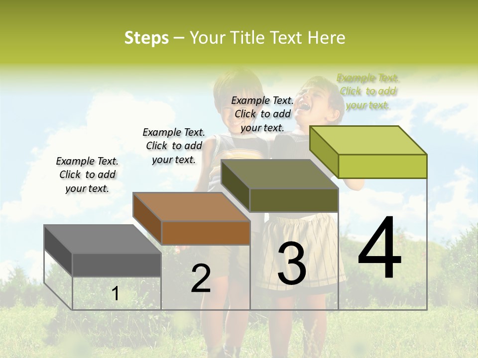 Cereal Sibling Grass PowerPoint Template