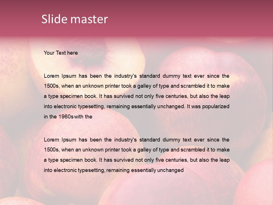 Fresh Juicy Cook PowerPoint Template