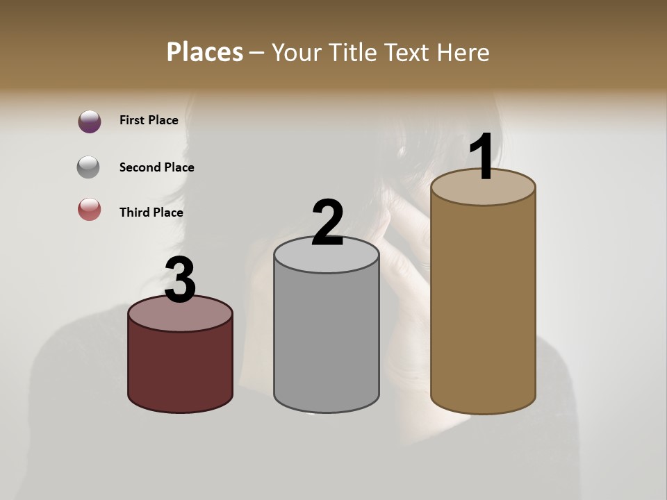 Mid Stomach Vertical PowerPoint Template