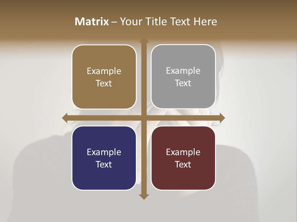 Mid Stomach Vertical PowerPoint Template