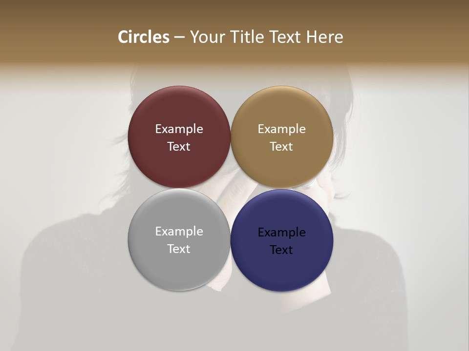 Mid Stomach Vertical PowerPoint Template