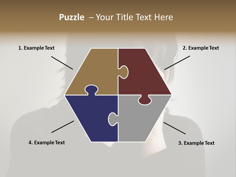 Mid Stomach Vertical PowerPoint Template