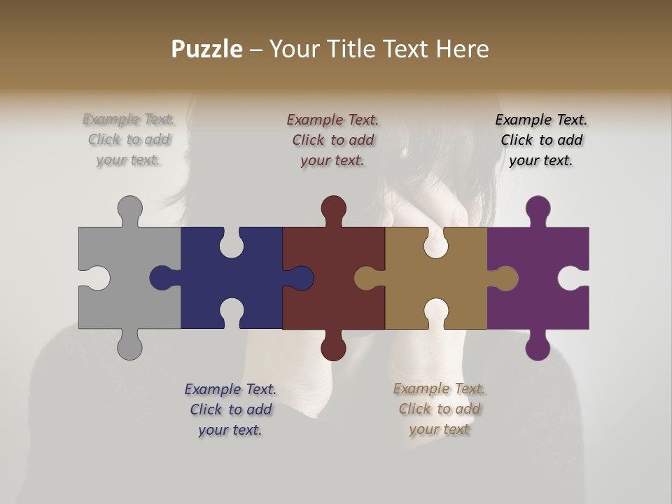 Mid Stomach Vertical PowerPoint Template