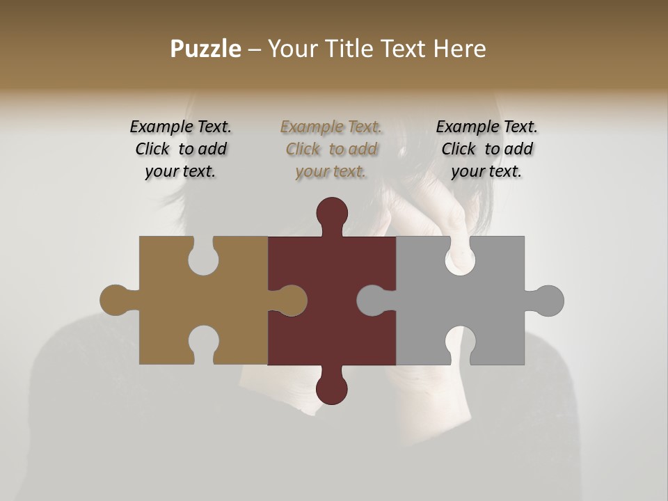 Mid Stomach Vertical PowerPoint Template