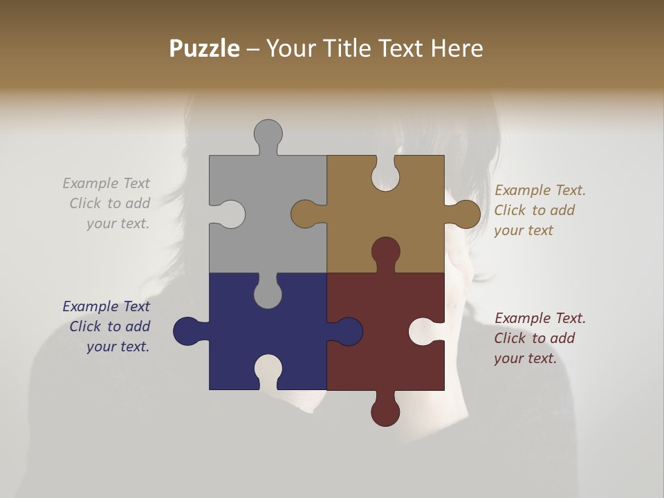 Mid Stomach Vertical PowerPoint Template