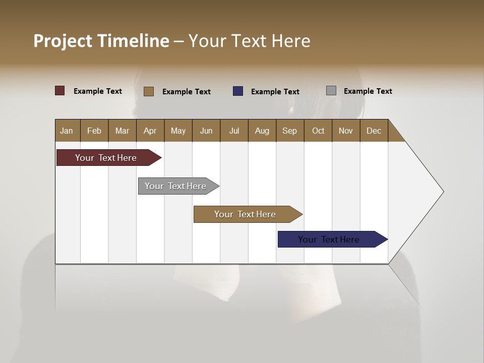 Mid Stomach Vertical PowerPoint Template