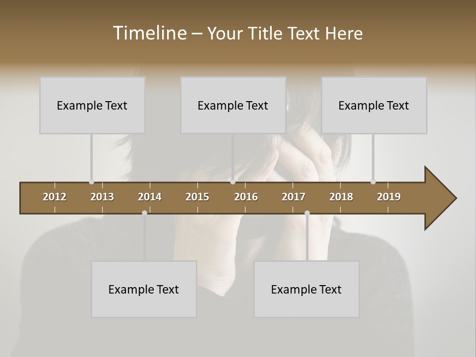 Mid Stomach Vertical PowerPoint Template