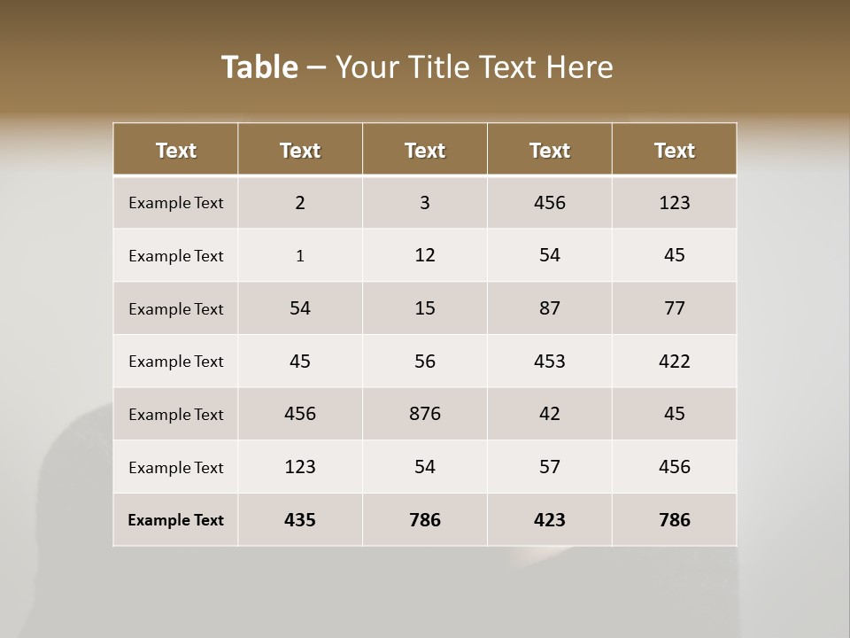 Mid Stomach Vertical PowerPoint Template