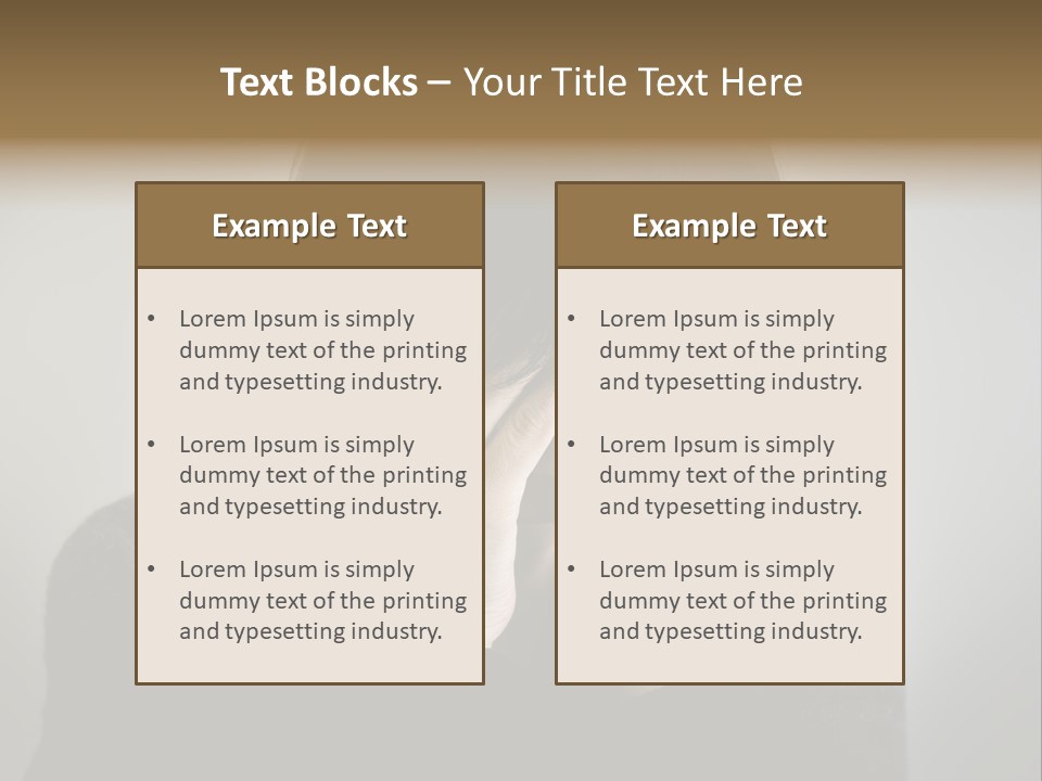 Mid Stomach Vertical PowerPoint Template