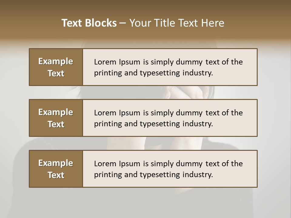 Mid Stomach Vertical PowerPoint Template