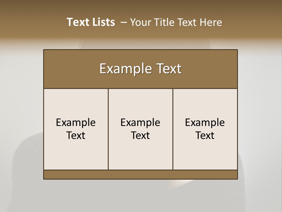 Mid Stomach Vertical PowerPoint Template