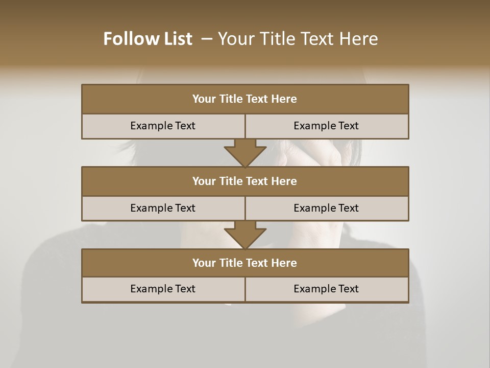 Mid Stomach Vertical PowerPoint Template