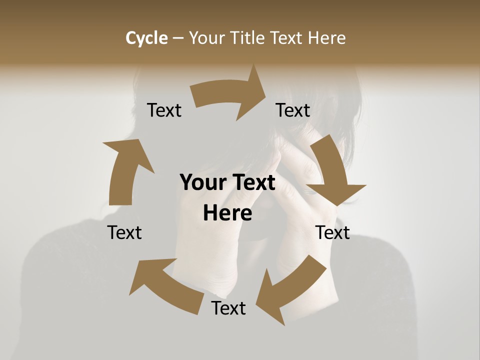 Mid Stomach Vertical PowerPoint Template