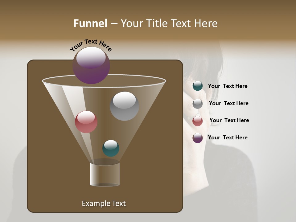 Mid Stomach Vertical PowerPoint Template
