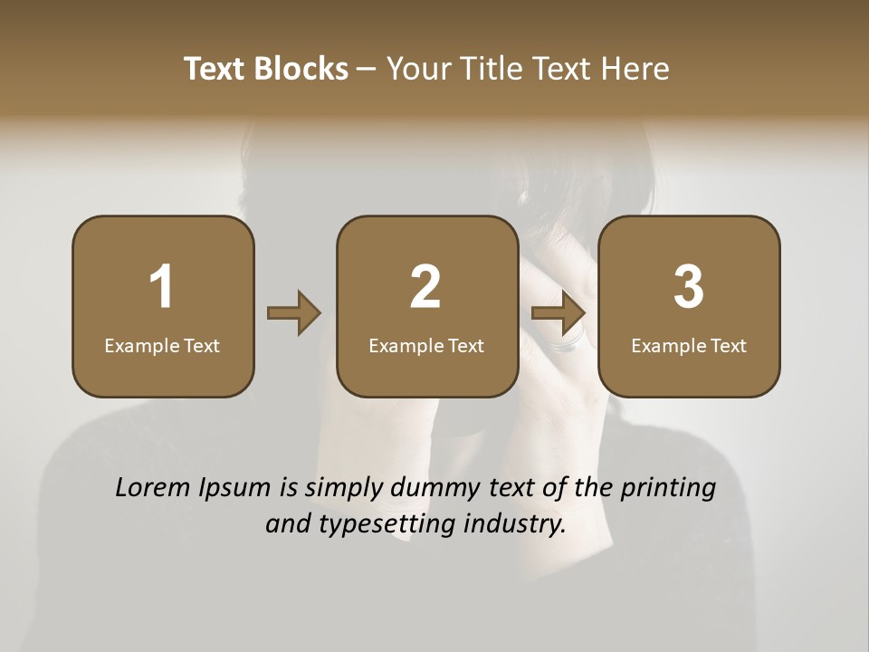 Mid Stomach Vertical PowerPoint Template