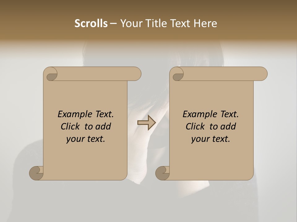 Mid Stomach Vertical PowerPoint Template