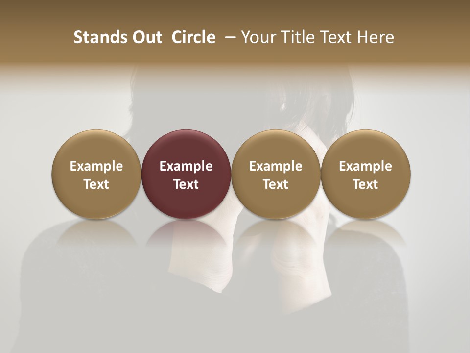 Mid Stomach Vertical PowerPoint Template