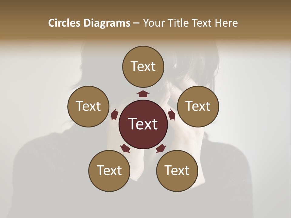 Mid Stomach Vertical PowerPoint Template