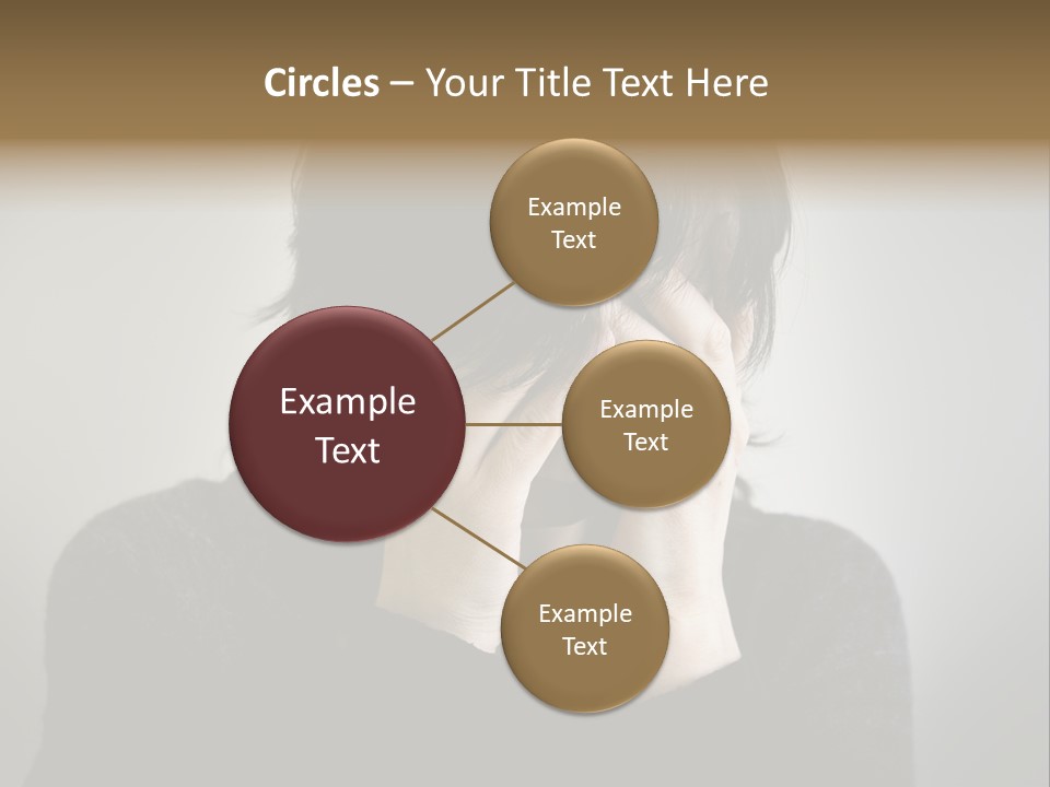 Mid Stomach Vertical PowerPoint Template