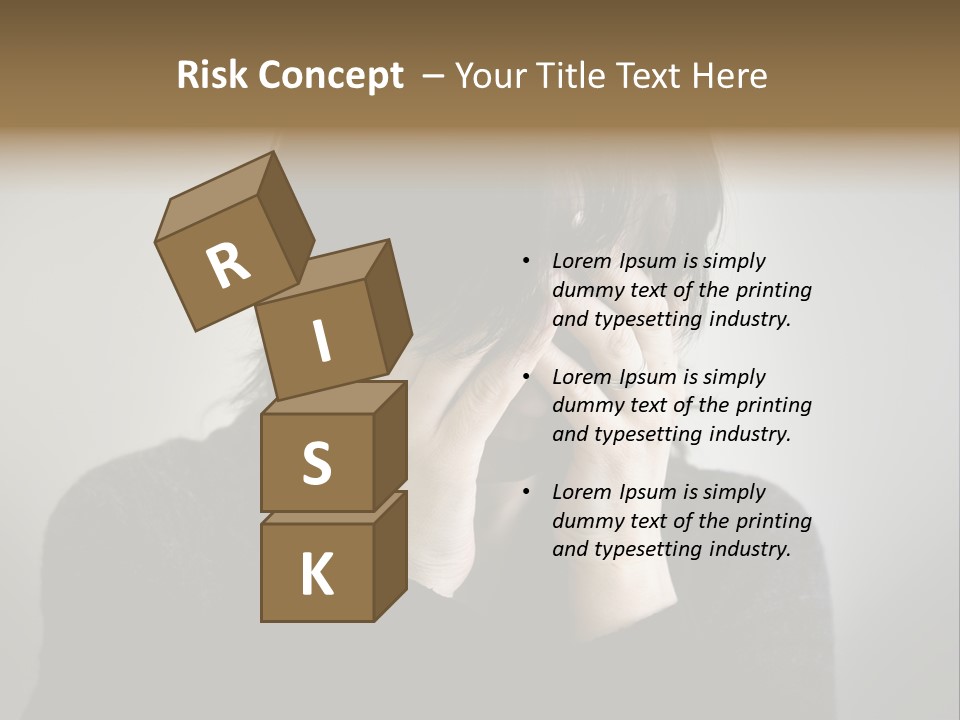 Mid Stomach Vertical PowerPoint Template