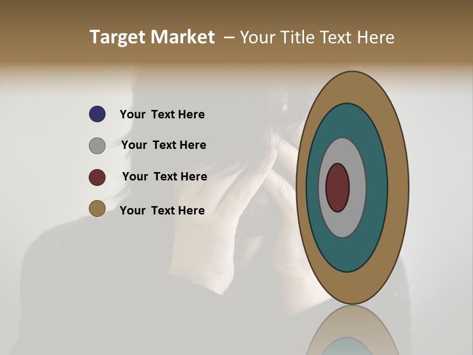 Mid Stomach Vertical PowerPoint Template