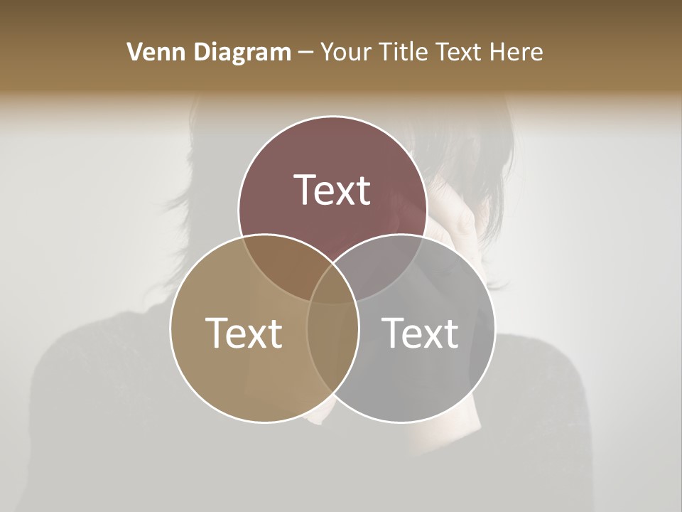 Mid Stomach Vertical PowerPoint Template