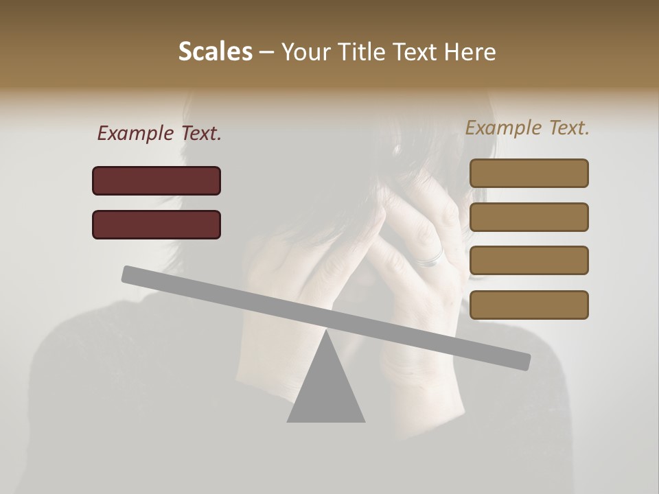 Mid Stomach Vertical PowerPoint Template