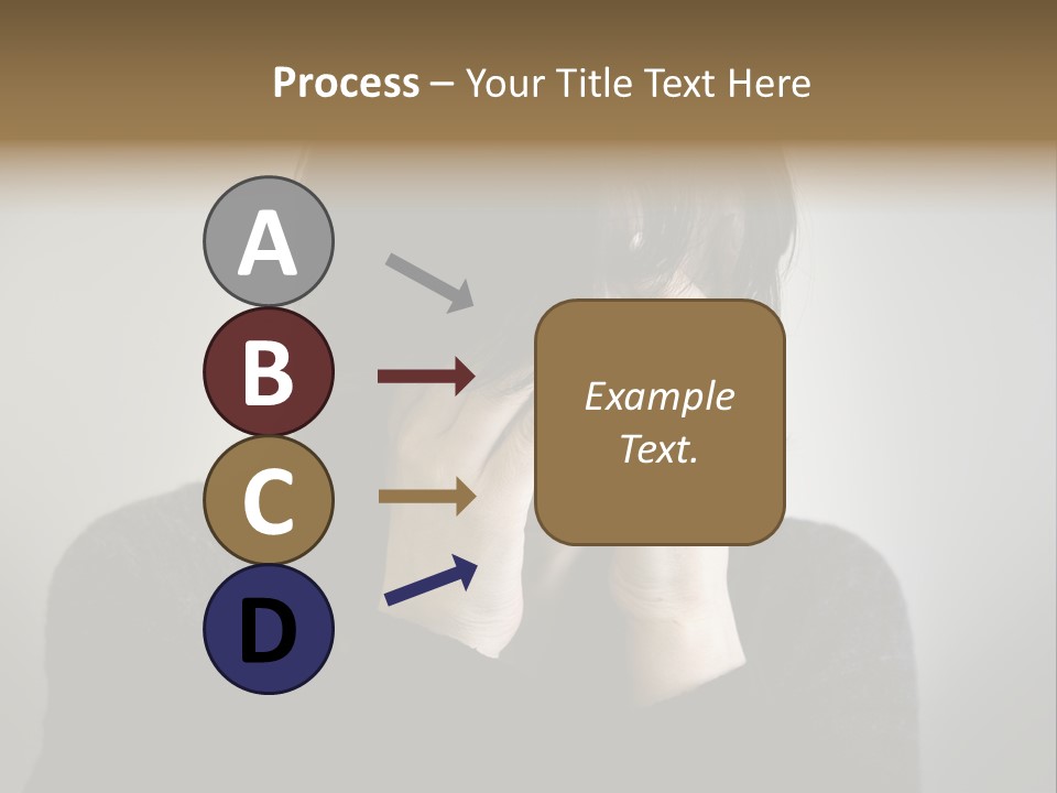 Mid Stomach Vertical PowerPoint Template