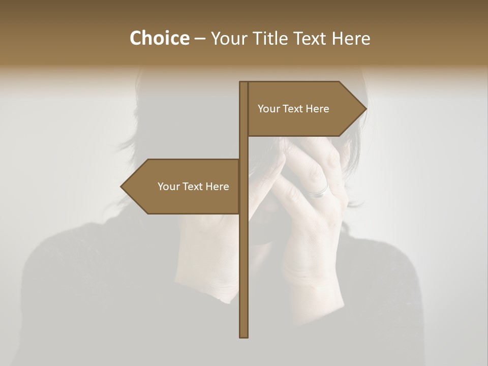 Mid Stomach Vertical PowerPoint Template