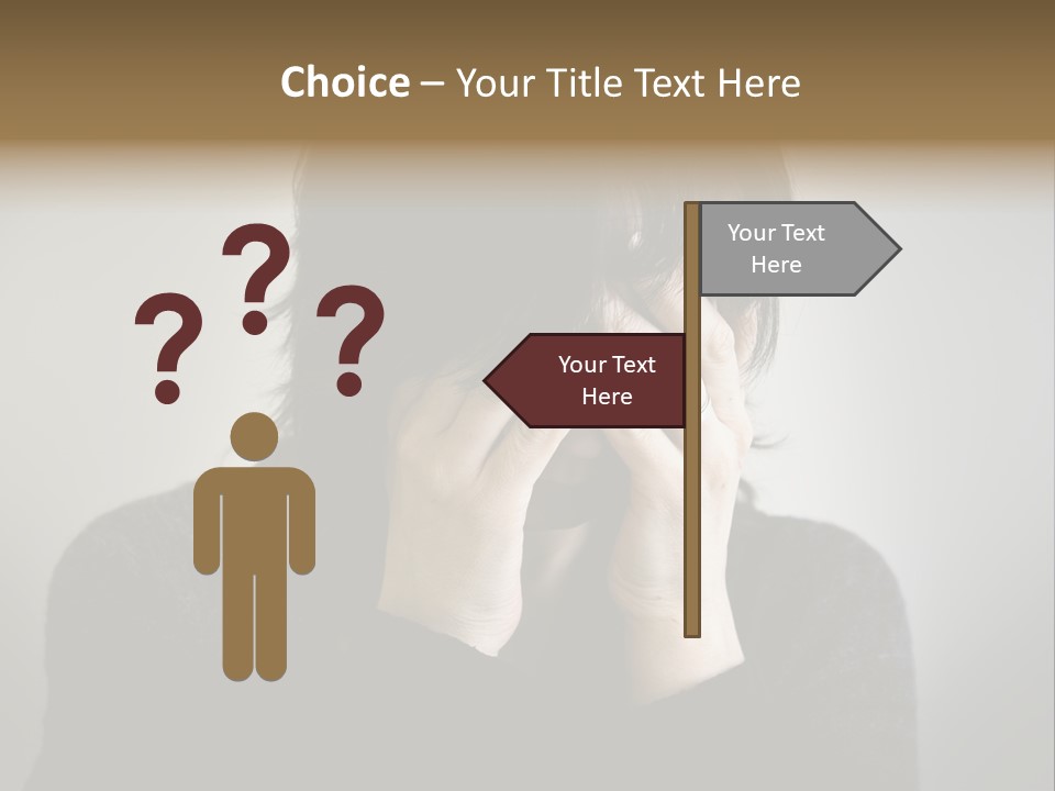 Mid Stomach Vertical PowerPoint Template