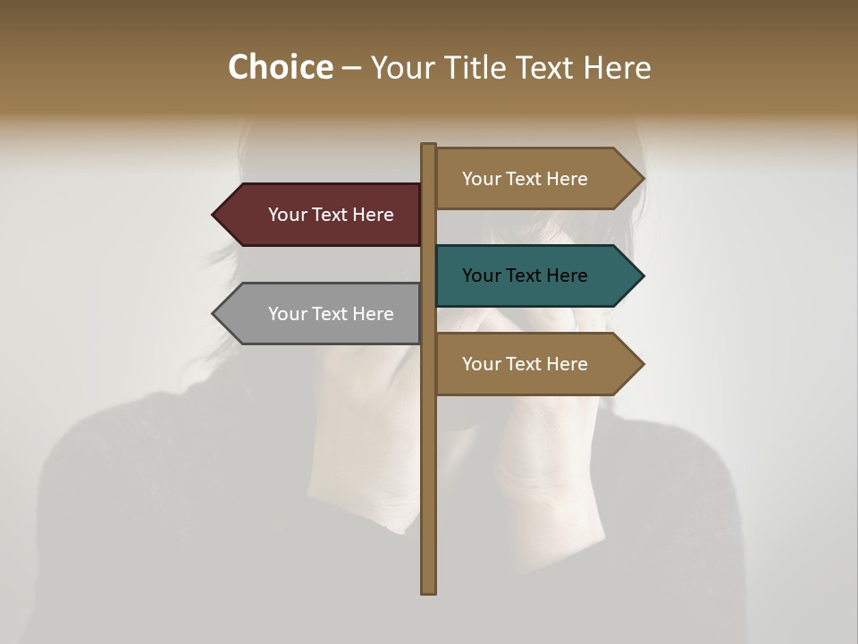 Mid Stomach Vertical PowerPoint Template