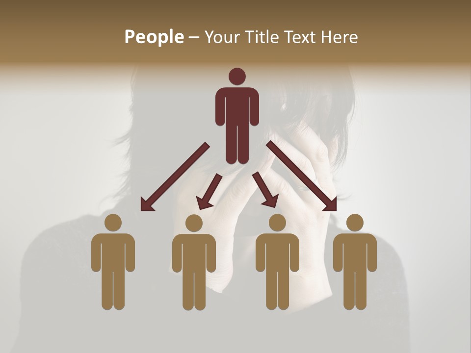 Mid Stomach Vertical PowerPoint Template