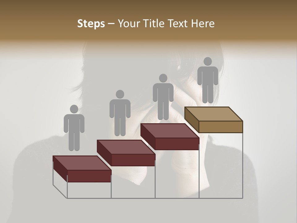 Mid Stomach Vertical PowerPoint Template