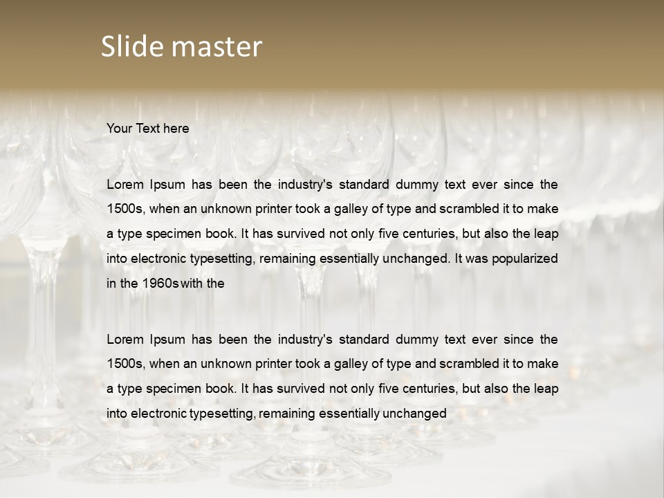 Ware Party Service PowerPoint Template