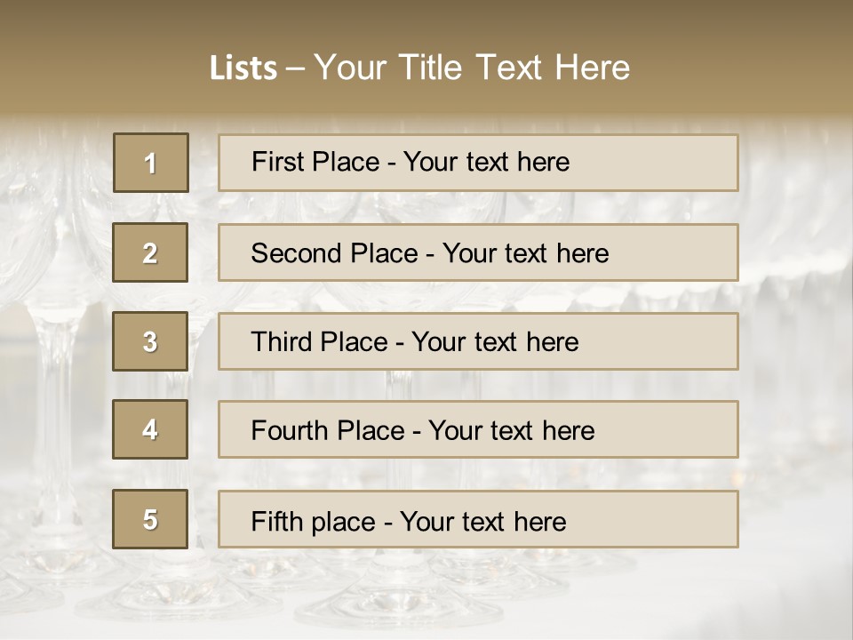 Ware Party Service PowerPoint Template
