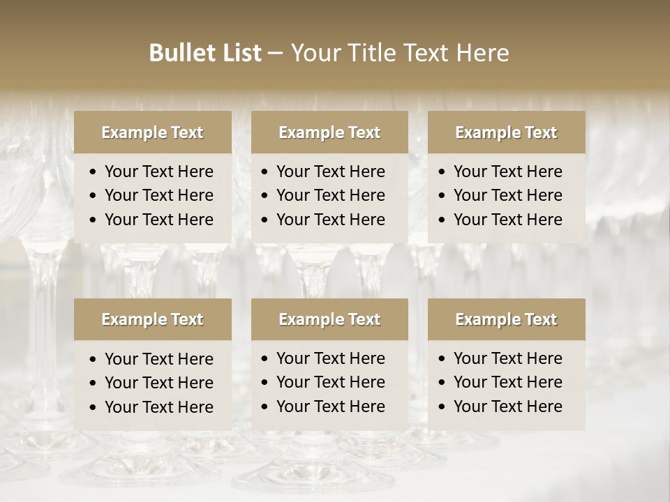 Ware Party Service PowerPoint Template