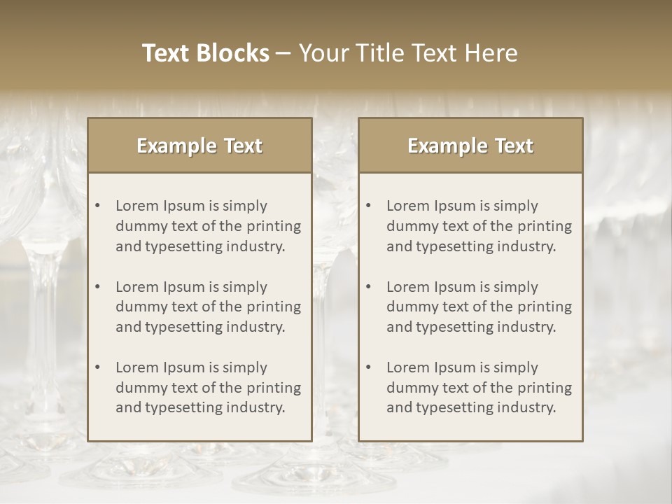 Ware Party Service PowerPoint Template