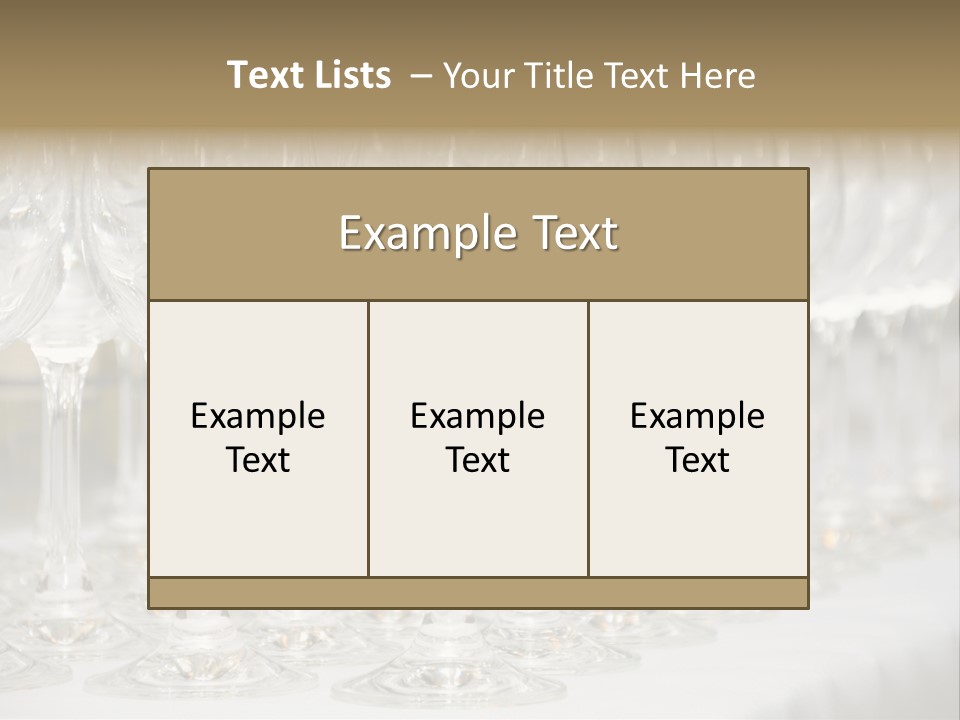 Ware Party Service PowerPoint Template
