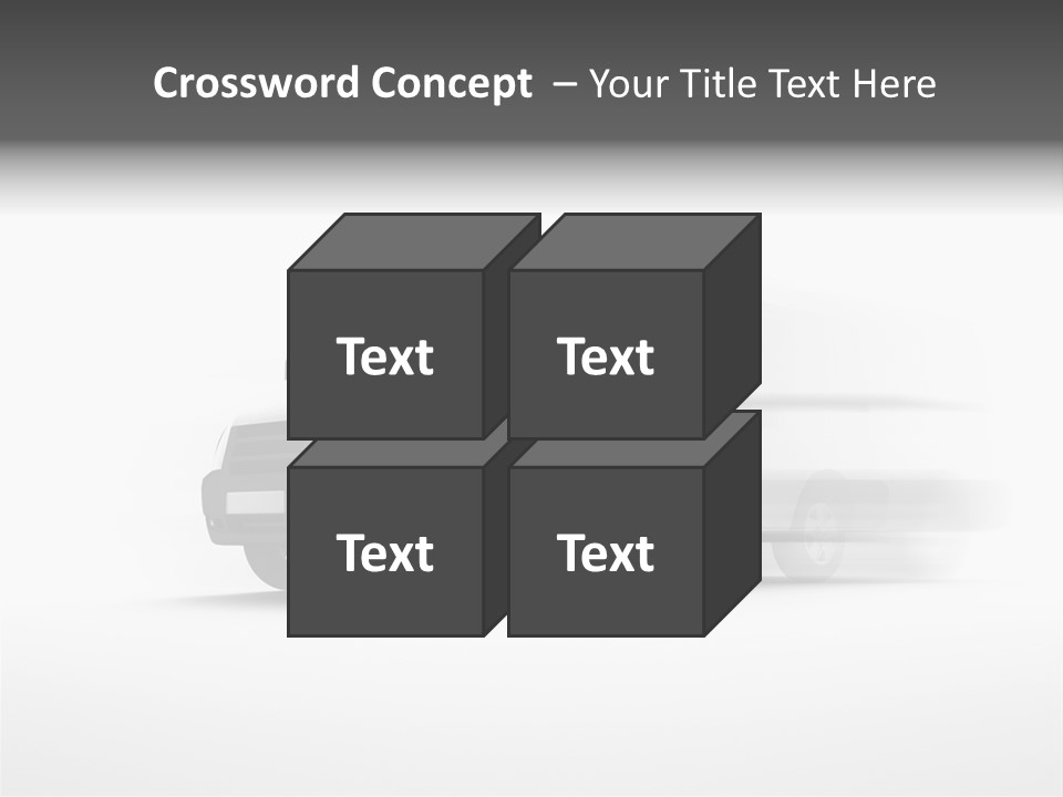 Shuttle Truck Tourist PowerPoint Template