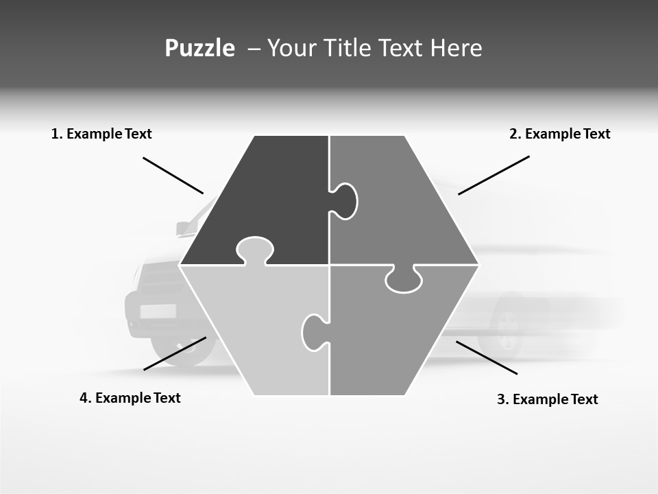 Shuttle Truck Tourist PowerPoint Template