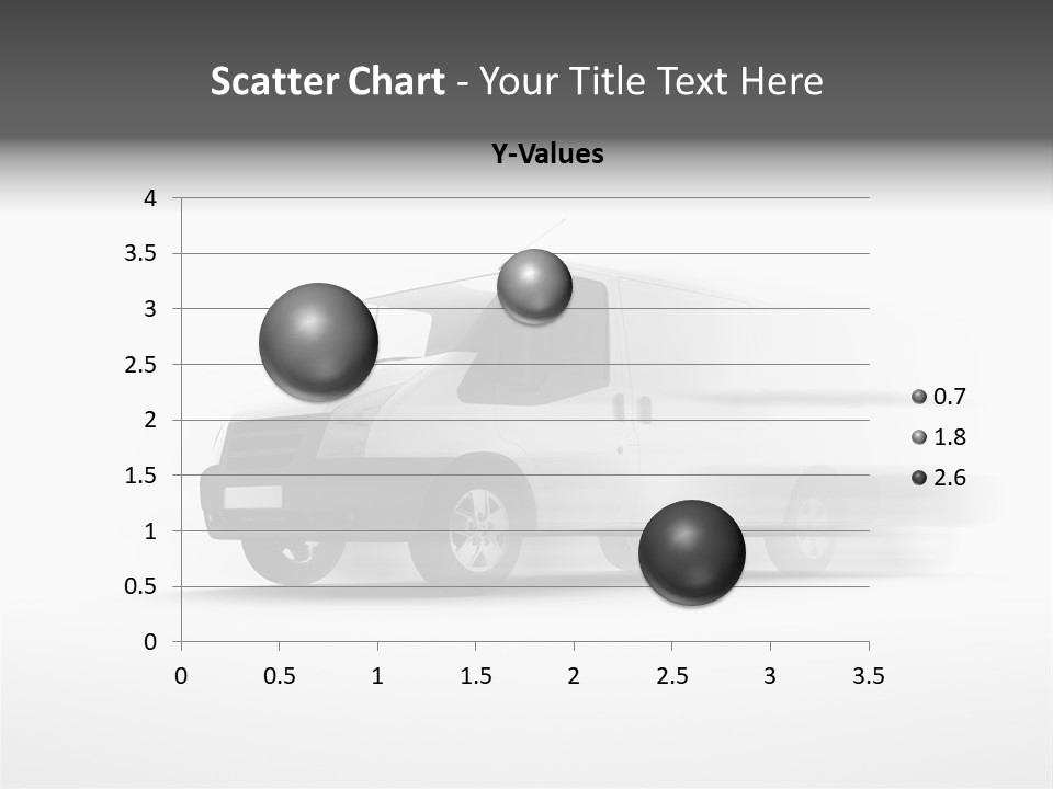 Shuttle Truck Tourist PowerPoint Template