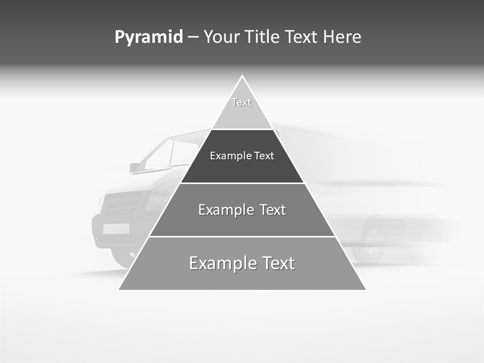 Shuttle Truck Tourist PowerPoint Template