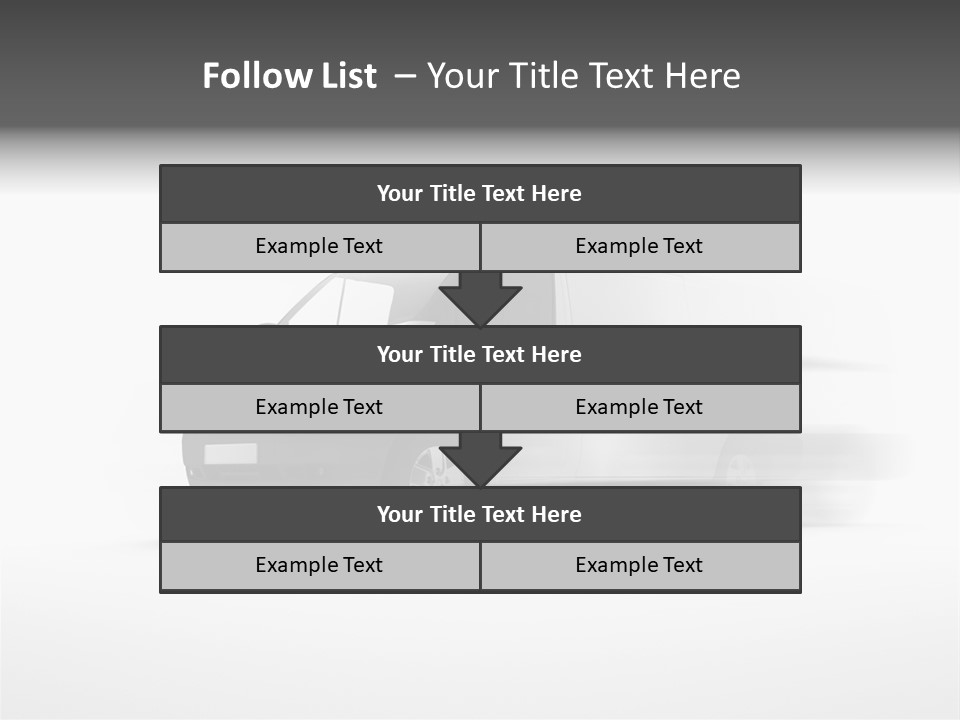 Shuttle Truck Tourist PowerPoint Template