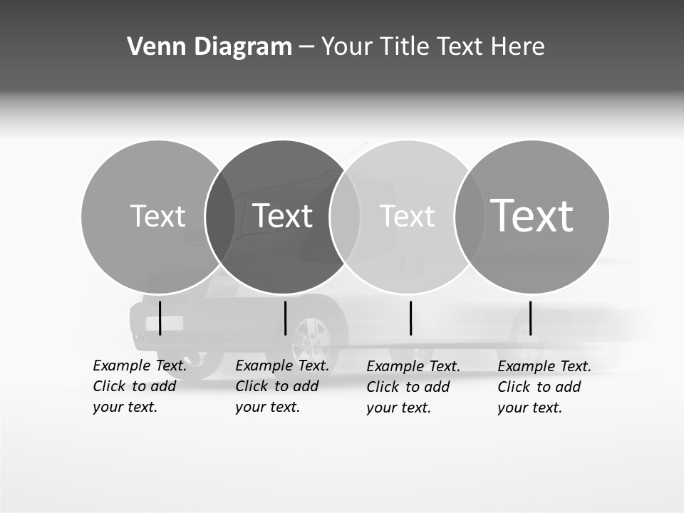 Shuttle Truck Tourist PowerPoint Template
