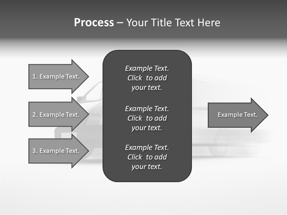 Shuttle Truck Tourist PowerPoint Template