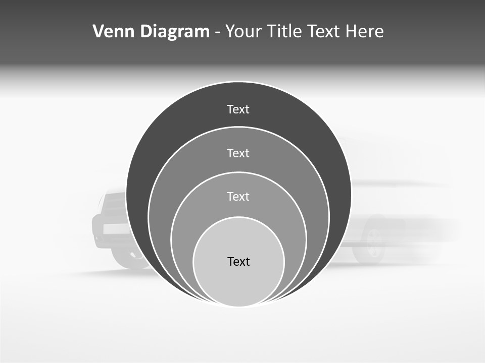 Shuttle Truck Tourist PowerPoint Template