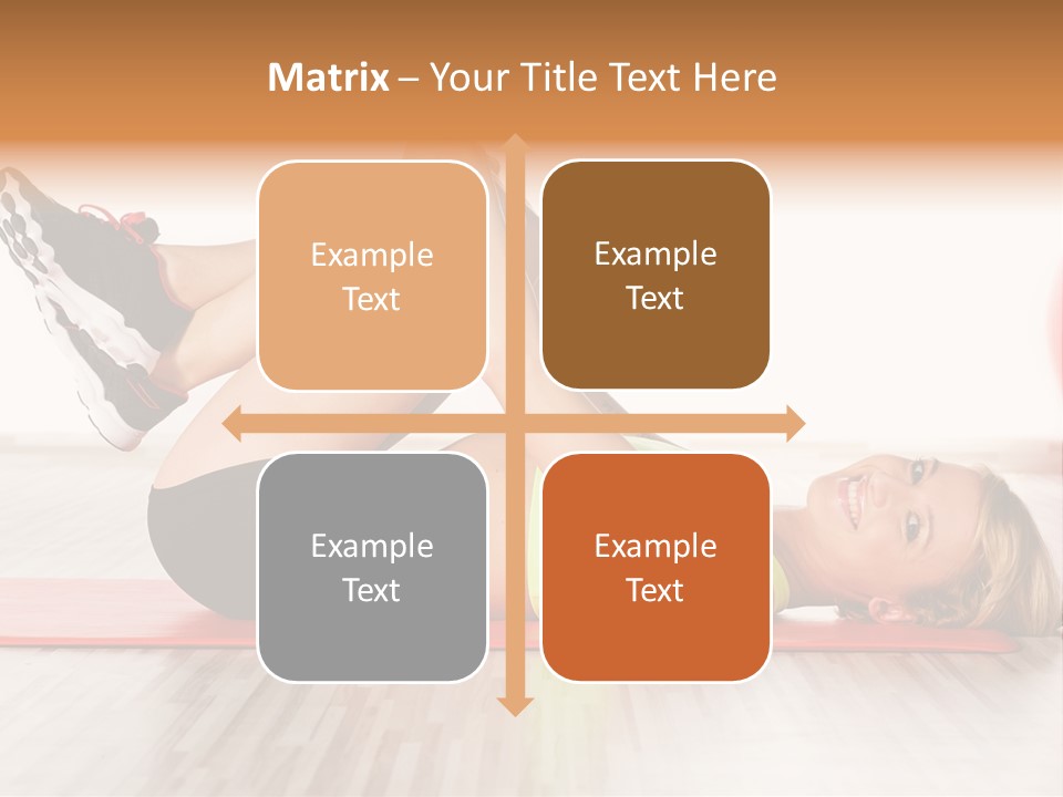 Full Stretch Red PowerPoint Template